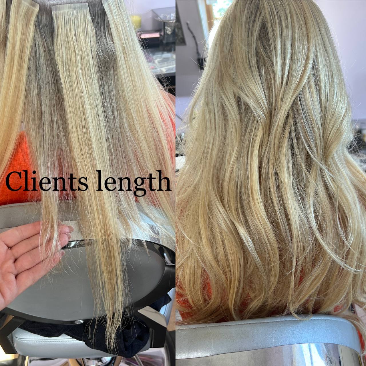 Hair Extension Results