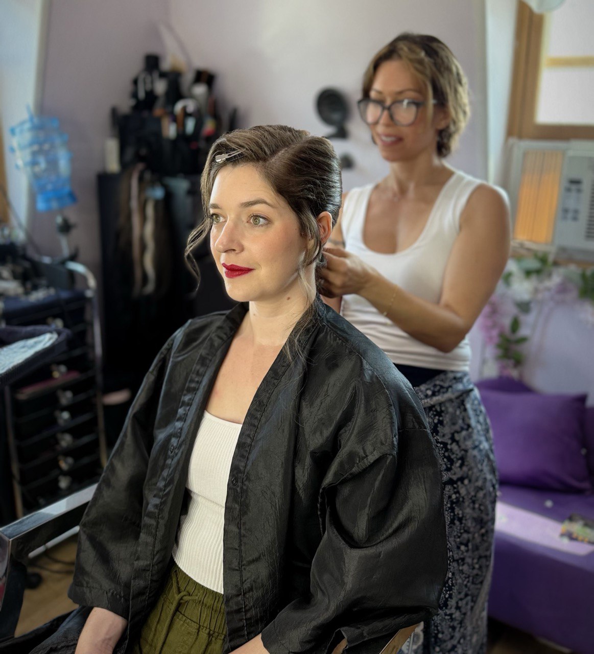 BTS — Bridal Trial Hair & Makeup