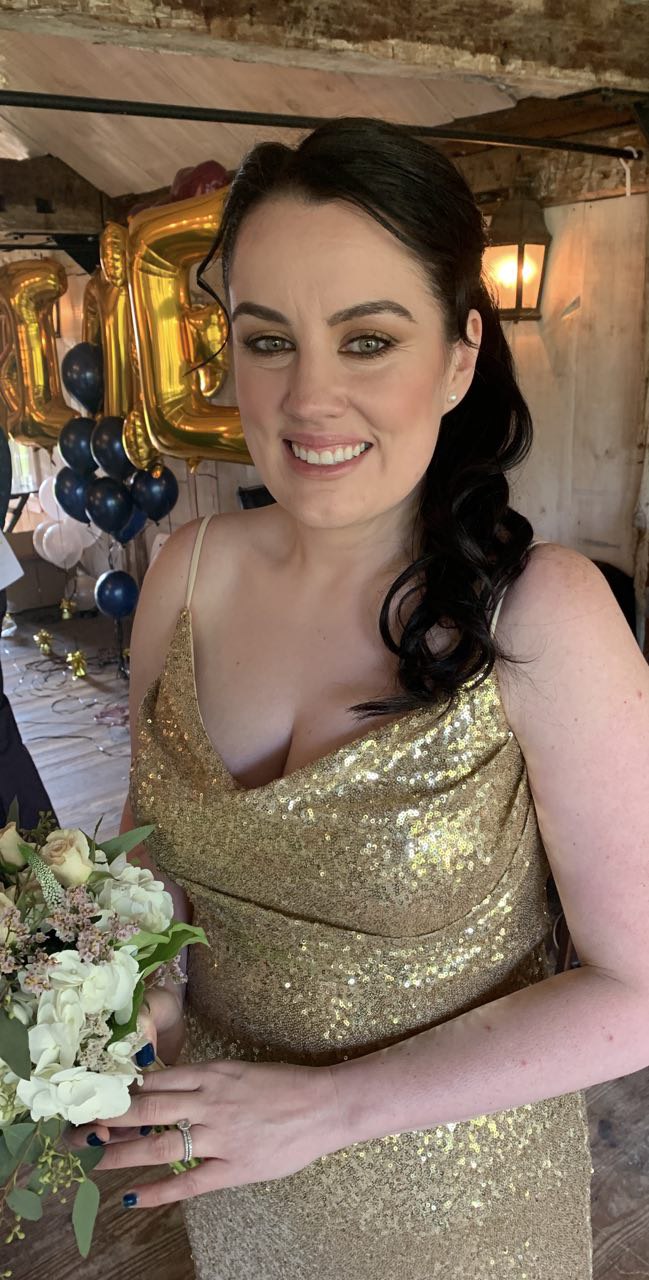 Wedding Party — Gold Sequin Glam