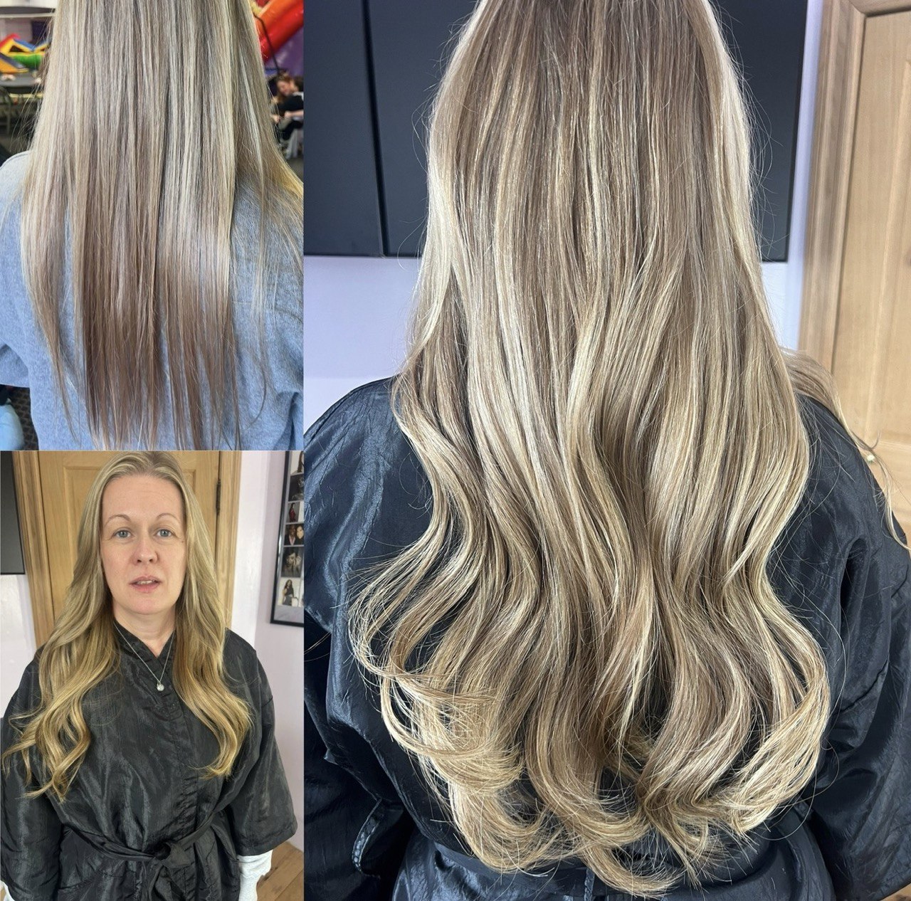 Before & After — Blonde Extensions
