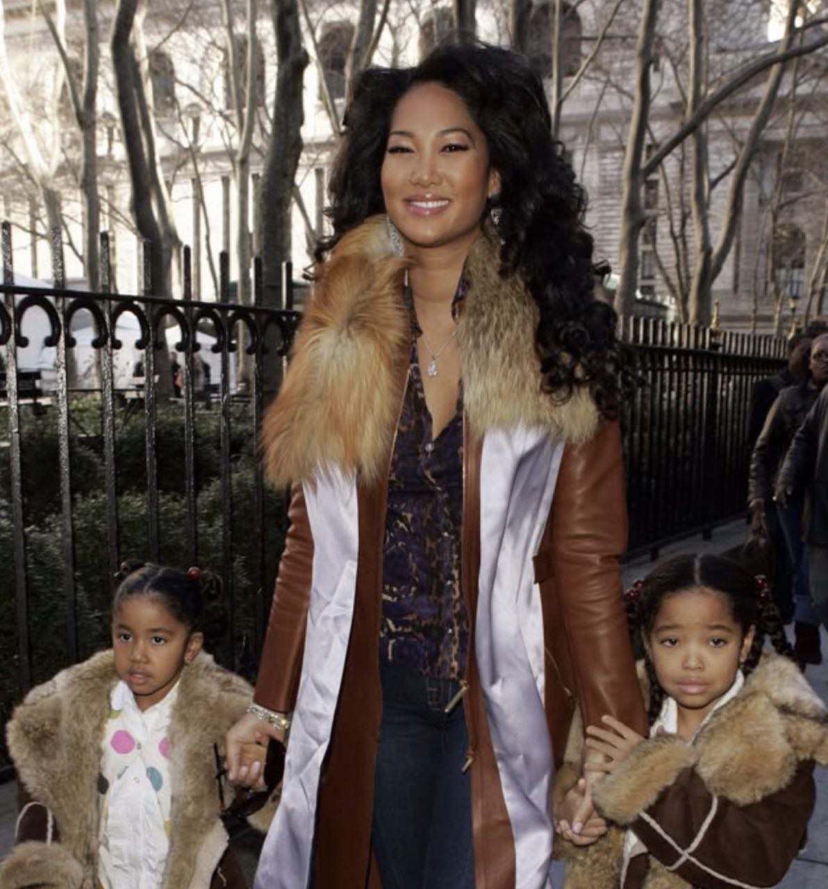 Kimora Lee Simmons - NYC with Daughters