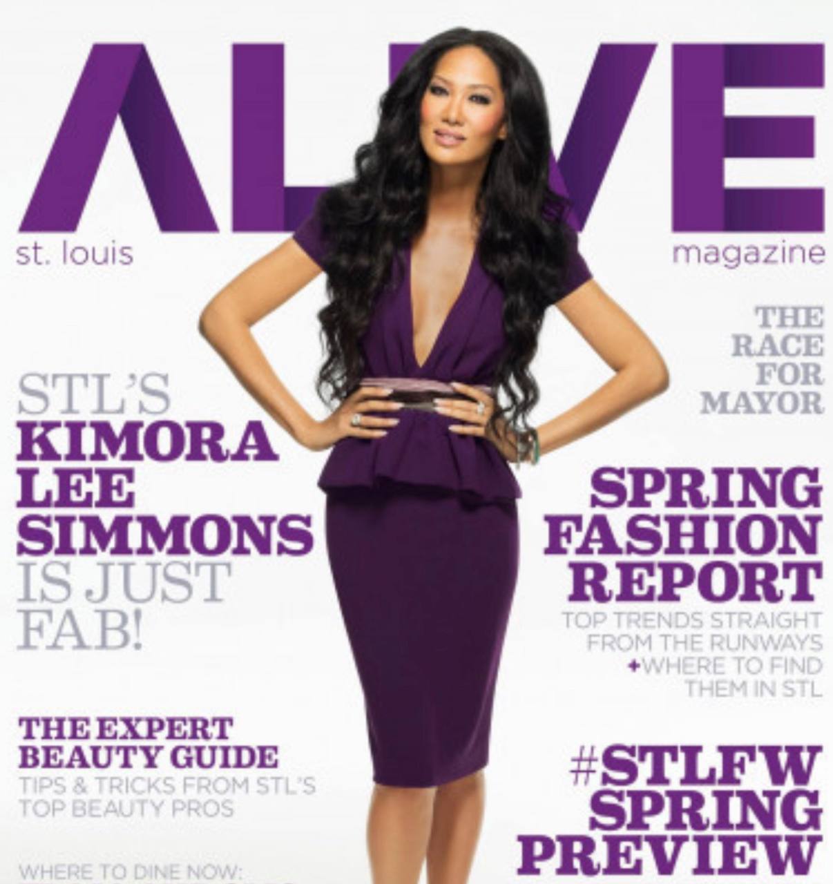 Kimora Lee Simmons - ALIVE Magazine Cover