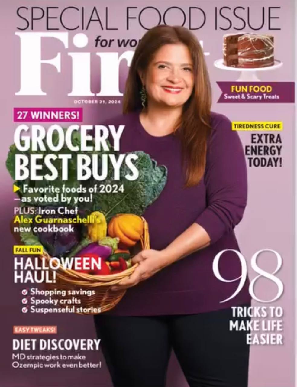 Alex Guarnaschelli - First Magazine Cover