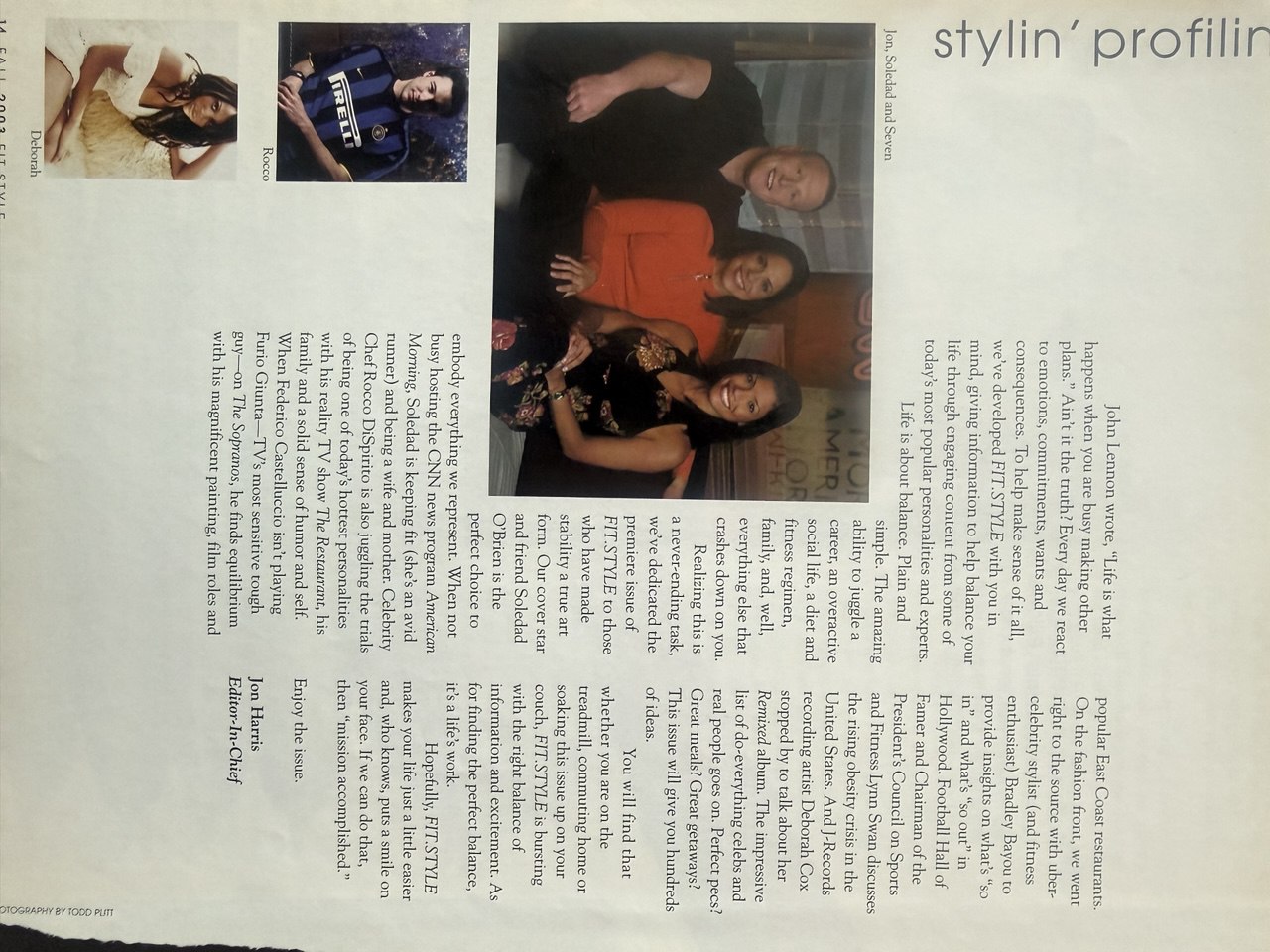 Soledad O'Brien — FIT.STYLE Magazine Spread